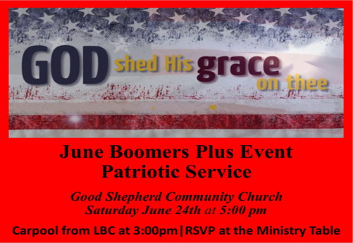 Boomers Plus Patriotic Concert @ Good Shepherd Community Church | Boring | Oregon | United States